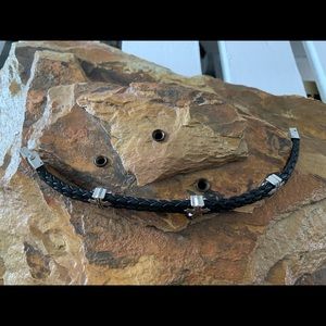 Stainless steel bracelet.